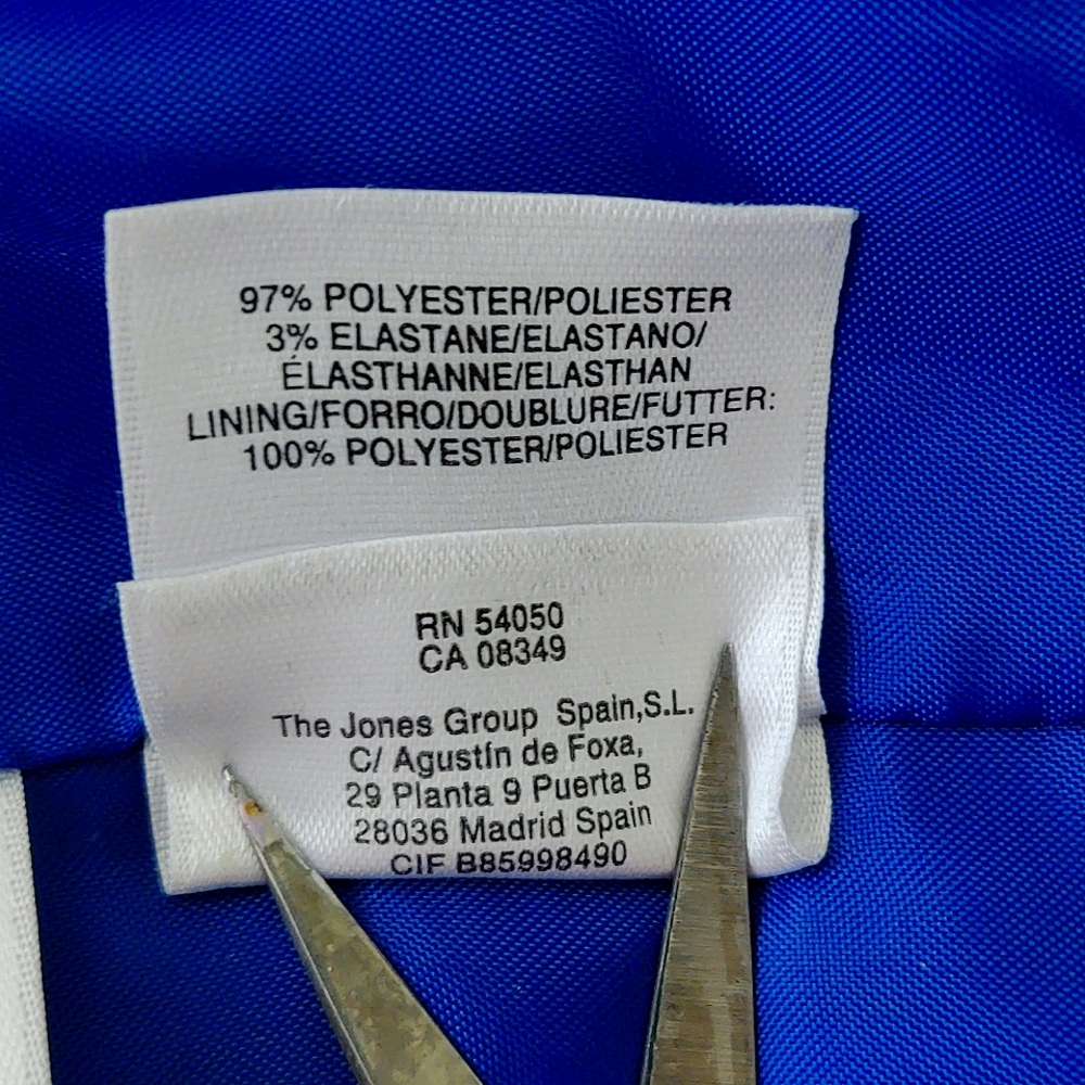 Kasper Fly Away Suit Jacket with Zipper Pocket Detail - Picture 16 of 16